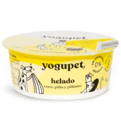 Yogupet Helado de Coco, piña y plátano para perros y gatos