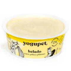 aspecto Yogupet Helado de Coco, piña y plátano para perros y gatos