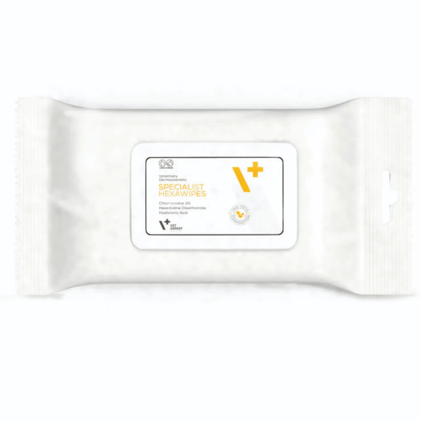 toallitas para el cuidado de la piel de perros y gatos Specialist toallitas hexa wipes con 40 unidades