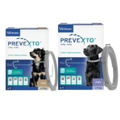 collar antiparasitario para perros y gatos prevexto