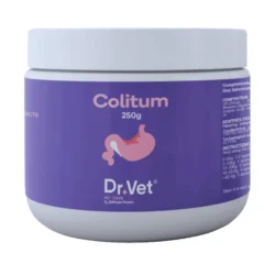soporte para el intestino grueso en perros y gatos Dr Vet colitum polvo 250 g