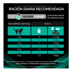 dosis diaria purina pro plan Feline EN Gastrointestinal Mousse para Gatos 195 g
