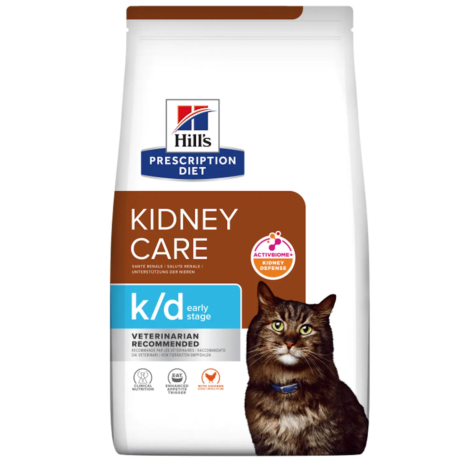 pienso para gatos para ayudar a la función renal Hills KD early stage gatos función renal 1,5 kg