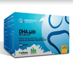 DHA 400 pet factor mederivet perros y gatos 300 perlas